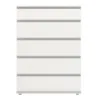 NOVA Chest of 5 Drawers in White - Image 6
