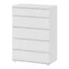 NOVA Chest of 5 Drawers in White - Image 5