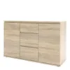 NOVA Sideboard 3 Drawers 2 Doors in Oak - Image 4