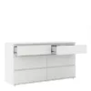 NOVA Wide Chest of 6 Drawers (3+3) in White - Image 7