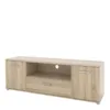 PRIME MATCH TV Unit 2 Doors 1 Drawer 1 Shelf in Oak - Image 5