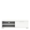 MATCH TV Unit 1 Drawer 2 Shelves in White High Gloss - Image 5