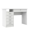 FUNCTION PLUS 5 Drawers Desk in White