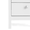 MADRID Bedside Table 2 Drawers in White - Image 6
