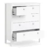 MADRID Chest 3+2 Drawers in White - Image 9
