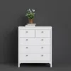 MADRID Chest 3+2 Drawers in White - Image 7