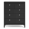 MADRID Chest 3+2 Drawers in Matt Black - Image 11