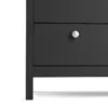 MADRID Chest 3+2 Drawers in Matt Black - Image 5