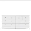 MADRID Double Dresser 4+4 Drawers in White - Image 11