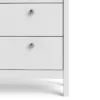 MADRID China Cabinet 2 Doors with Glass and 3 Drawers in White - Image 5