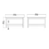 MADRID Coffee Table in White - Image 3