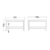 MADRID Coffee Table in Matt Black - Image 3