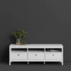 MADRID TV-Unit with 3 Drawers in White - Image 7