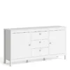 MADRID Sideboard 2 Doors + 3 Drawers in White