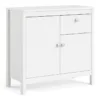 MADRID Sideboard 2 Doors + 1 Drawer in White