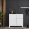 MADRID Sideboard 2 Doors + 1 Drawer in White - Image 7