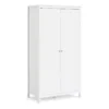 MADRID Wardrobe with 2 Doors in White