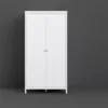 MADRID Wardrobe with 2 Doors in White - Image 9