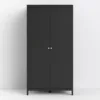 MADRID Wardrobe with 2 Doors in Matt Black - Image 9
