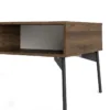 FUR Coffee Table with 1 Drawer in Grey, White and Walnut - Image 6