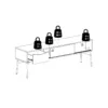 FUR TV-Unit 2 Sliding Doors 1 Drawer in Walnut, Grey and White - Image 2