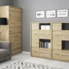 SHETLAND 1 Door 4 Drawers Display Cabinet - Image 7