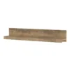 RAPALLO 135cm Wide Wall Shelf in Chestnut and Matera Grey - Image 5