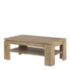 RAPALLO Large Coffee Table in Chestnut and Matera Grey - Image 7