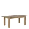RAPALLO Extending Dining Table 160-200cm in Chestnut and Matera Grey - Image 7