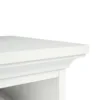 PARIS Bedside 2 Drawers in White - Image 7