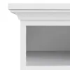 PARIS Bedside 2 Drawers in White - Image 6