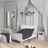 PARIS Bedside 2 Drawers in White and Oak - Image 11