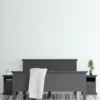 PARIS Bedside 2 Drawers in Matt Grey - Image 10