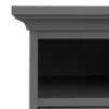 PARIS Bedside 2 Drawers in Matt Grey - Image 7