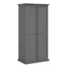 PARIS Wardrobe with 2 Drawers in Matt Grey