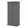 PARIS Wardrobe with 2 Drawers in Matt Grey - Image 12
