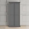 PARIS Wardrobe with 2 Drawers in Matt Grey - Image 10
