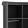 PARIS Wardrobe with 2 Drawers in Matt Grey - Image 7
