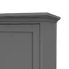 PARIS Wardrobe with 3 Doors in Matt Grey - Image 9