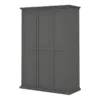PARIS Wardrobe with 3 Doors in Matt Grey - Image 2