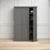 PARIS Wardrobe with 3 Doors in Matt Grey - Image 14