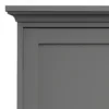 PARIS Wardrobe with 3 Doors in Matt Grey - Image 11