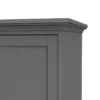 PARIS Wardrobe with 4 Doors and 2 Drawers in Matt Grey - Image 7