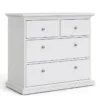 PARIS Chest of 4 Drawers in White