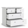 PARIS Chest of 4 Drawers in White - Image 4