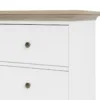 PARIS Chest of 4 Drawers in White and Oak - Image 6