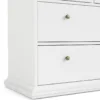 PARIS Chest of 4 Drawers in White and Oak - Image 7