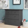 PARIS Chest of 4 Drawers in Matt Grey - Image 9