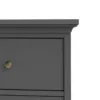 PARIS Chest of 4 Drawers in Matt Grey - Image 7