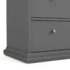 PARIS Chest of 4 Drawers in Matt Grey - Image 6
